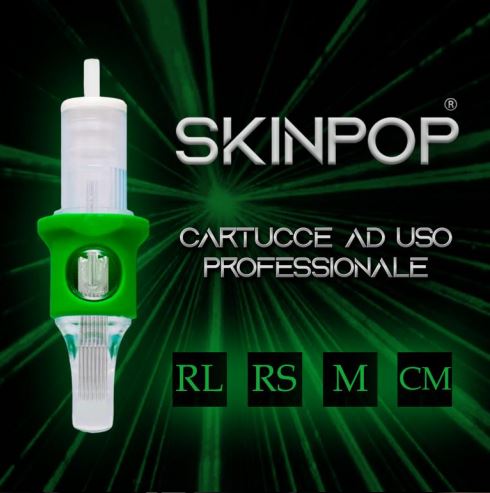 SKINPOP - Cartucce ad uso professionale - ROUND CURVED MAGNUM